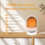 Нов Тих Енергоспестяващ Нагревател Отоплител - 3 Режима 1200W Дом печка духалка, снимка 4