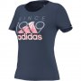 Adidas - страхотна дамска тениска КАТО НОВА, снимка 2