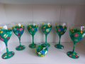 Комплект ръчно рисувани чаши"Пролет", снимка 1 - Декорация за дома - 43966151