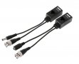 5MP Комплект Видео Balun Transceiver за CCTV Камера BNC UTP RJ45 + Захранване по CAT5 Кабел DC 12V, снимка 2