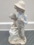 Sanbo Valencia статуетка 26см/САНБО Валенсия испанска порцеланова фигура-композиция/деца-гъска, снимка 4