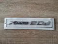 сребрист надпис BMW Xdrive 20d, снимка 1