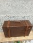 Дървен куфар със заключване и кожена дръжка , снимка 13