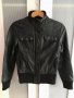 Mango черно кожено яке-естествена кожа, снимка 1