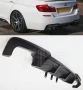 Заден дифузьор черен гланц тип M Performance БМВ Ф10/11 BMW F10/11, снимка 1