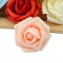 Изкуствени рози за декорация на букети и други - 4 см различни цветове , снимка 4