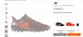 професионални бутонки ADIDAS X 17.1 AG номер 41-41,5, снимка 3