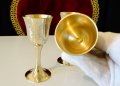 Английска бронзова чаша,барок. , снимка 5
