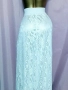 M/XL Бяла ,дантелена ,дълга пола , снимка 3