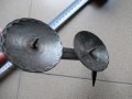 Масивен кован свещник , снимка 5
