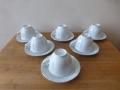 Български порцеланов сервиз за кафе Изида 1980 г, снимка 2