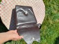 Стара дамска кожена чанта #11, снимка 4