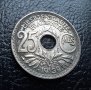Стара монета 25 сантима 1939 г. Франция -топ!