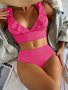 Бански Crissa Pink - S M L XL размери, снимка 1 - Бански костюми - 43731451