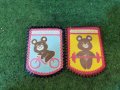 Два броя нови емблеми мечето Миша , снимка 1