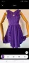 Дамска модерна рокля в лилаво , снимка 2
