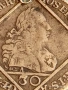 Сребърна монета 30 кройцера 1768г. Йозеф втори Австрия Виена 52978, снимка 10