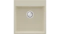 Беж кухненска мивка от гранит Рига 50 XL 480 x 500 мм, снимка 1