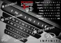 ПРАГОВЕ карбон INFINITI фолио стикери inp, снимка 5