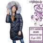 Дълго яке с естествен пух от Лисица City Angels Jeans от S до 5XL, снимка 6