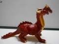 Ретро винтидж екшън фигурка триглав дракон фигура играчка от 1984 г., снимка 4