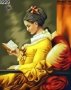 Диамантен гоблен Момичето с книгата, снимка 1 - Гоблени - 37287865