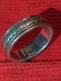 СТАРА СРЕБЪРНА ОРНАМНТИРАНА ХАЛКА СРЕБРО 925 РЕТРО АРТ ПРЪСТЕН МАЙСТОРСКА РЪЧНА ИЗРАБОТКА 27283, снимка 1