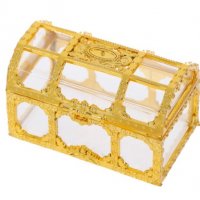 Красив златен сребрист сандък кутия сувенир бонбон кръщене повод подарък декор кутийка бонбони, снимка 4 - Други - 24256232