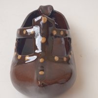 Пепелник цървул - гланцирана троянска керамика, снимка 3 - Други - 43493254