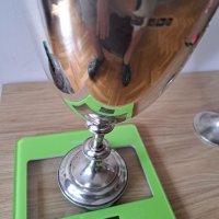 Английска сребърна чаша  сребърен бокал, снимка 10 - Антикварни и старинни предмети - 39969142