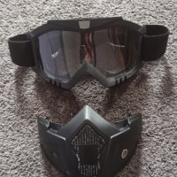 AIRSOFT mask full face-предпазна маска за Еърсофт -55лв, снимка 11 - Спортна екипировка - 38461360