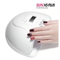 UV ЛЕД лампа за гел лак, маникюр SUN X5 PLUS, снимка 1 - Продукти за маникюр - 43270905