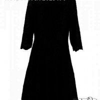 Дамска черна рокля Н&М , снимка 1 - Рокли - 33134457