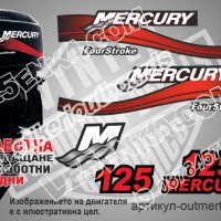 Mercury 1999-2006 25 hp Four Stroke Меркюри извънбордов двигател стикери надписи лодка outmerfsr-25, снимка 17 - Аксесоари и консумативи - 43346877