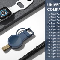 NEWDERY Безжично магнитно зарядно устройство за Apple Watch Ultra 8-1/бързо зареждане за пътуване, снимка 9 - Аксесоари за Apple - 39909141