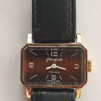 Дамски позлатен механичен часовник GLASHÜTTE DDR GUB, снимка 7 - Дамски - 33525843