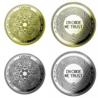 Кардано монета / Cardano Coin In code we trust ( ADA ), снимка 1 - Нумизматика и бонистика - 32691138