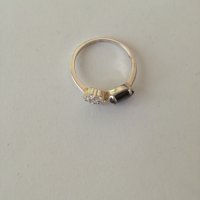 Сребърен пръстен с цвете с цирконий и седеф. Сребро проба 925., снимка 3 - Пръстени - 38767551