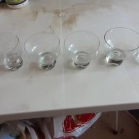 стари стъклени чаши-15лв, снимка 2 - Чаши - 44098277