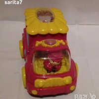 Детска розова музикална кола, снимка 3 - Коли, камиони, мотори, писти - 33669171