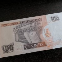 Банкнотa - Перу - 100 интис UNC | 1987г., снимка 2 - Нумизматика и бонистика - 26896505