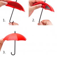 лепящи закачалки - цветни чадърчета - код 1956, снимка 7 - Други стоки за дома - 26902920