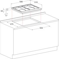 Газов котлон Hotpoint Ariston EHP 640 T (X)/HA, снимка 5 - Котлони - 40546919