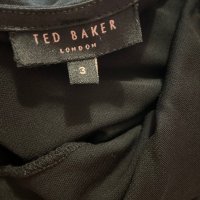    официялна черна еластична рокля с гол гръб-Ted Baker, снимка 10 - Рокли - 19917146