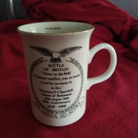 Колекционерска чаша 50 години от битката за Британия 1940-1990. Англия. маркирана., снимка 3 - Колекции - 43153818