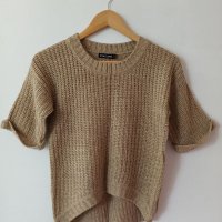 Кафяв пуловер, снимка 3 - Блузи с дълъг ръкав и пуловери - 32691195