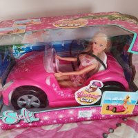 Simba Steffi Love Кукла с лятна кола, снимка 1 - Коли, камиони, мотори, писти - 43628309