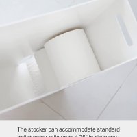 Диспенсър за тоалетна хартия - YAMAZAKI 'Tower' 3455, снимка 5 - Други стоки за дома - 40223616