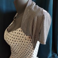 Стилна блуза в черно и бяло, снимка 3 - Ризи - 37544166