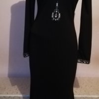 Черна дълга официална рокля Sarah Connor р-р S/М , снимка 8 - Рокли - 37026127